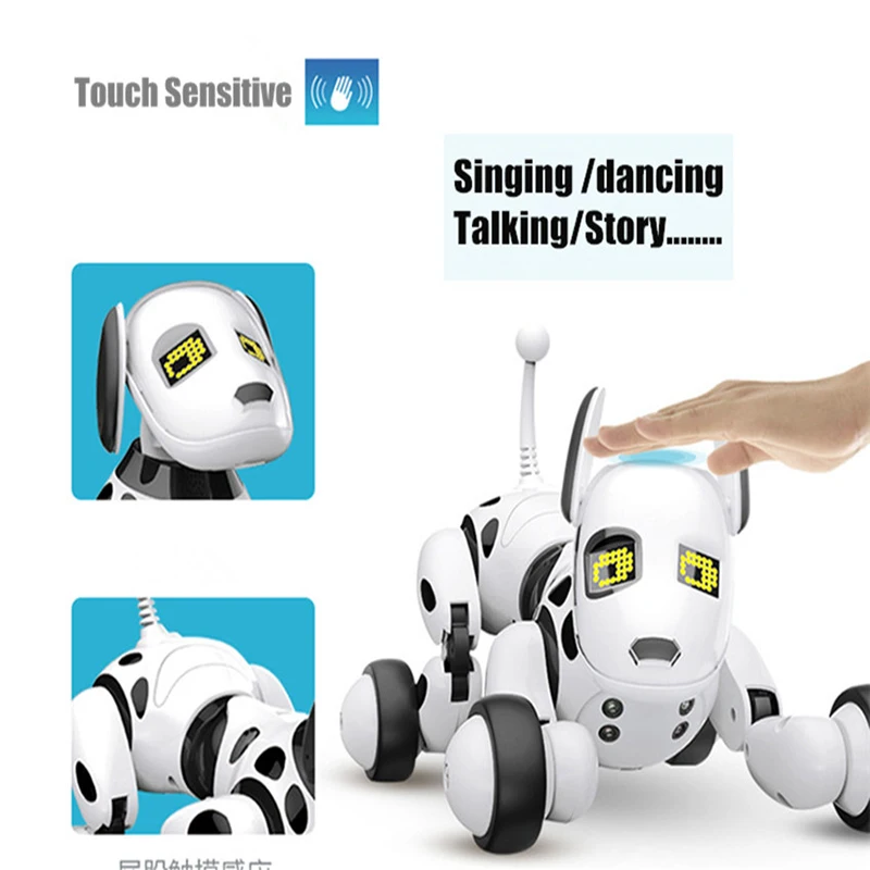 Programable 2.4G Wireless Remote Control Smart animals toy robot dog remote control toys kids toys Electronic toys робот собака Programable 2.4G Wireless Remote Control Smart animals toy robot dog remote control toys kids toys Electronic toys робот собака