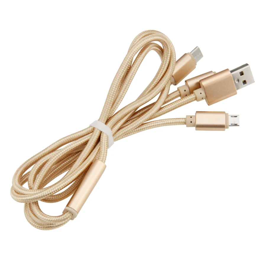 300pcs 안 드 로이드에 대 한 1 USB 케이블에 3 아이폰 Type-c 휴대 전화 다기능 Usb 하나 드래그 3 휴대 전화 충전 케이블