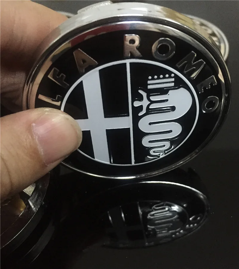 Применимый Alfa Romeo для центрального движения колеса центр Кепки alfaromeo Крышка Ступицы Колеса логотип изменение покрытие 60 Размеры с гальваническим покрытием