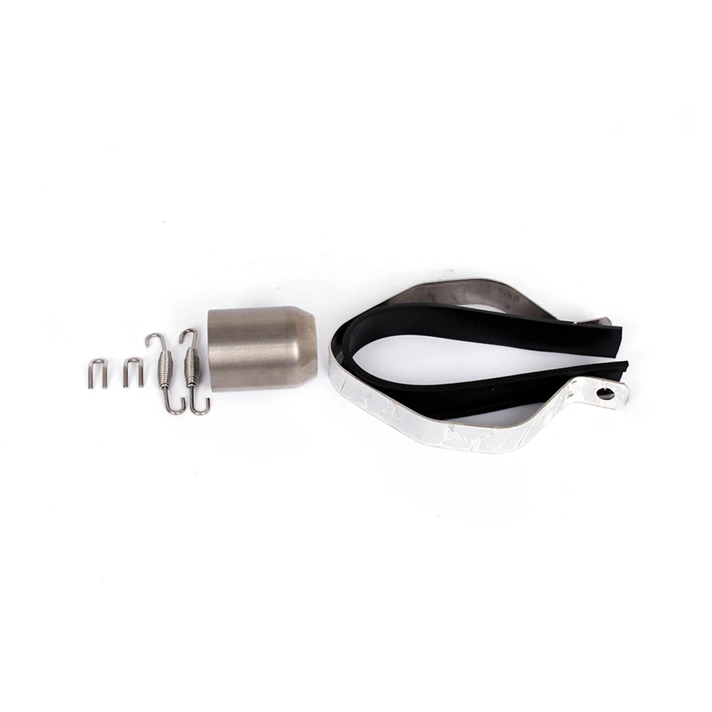 Универсальная выхлопная система 51 мм 2 дюйма на входе с глушителем, глушителем, съемным DB Killer для уличных/спортивных мотоциклов и скутеров