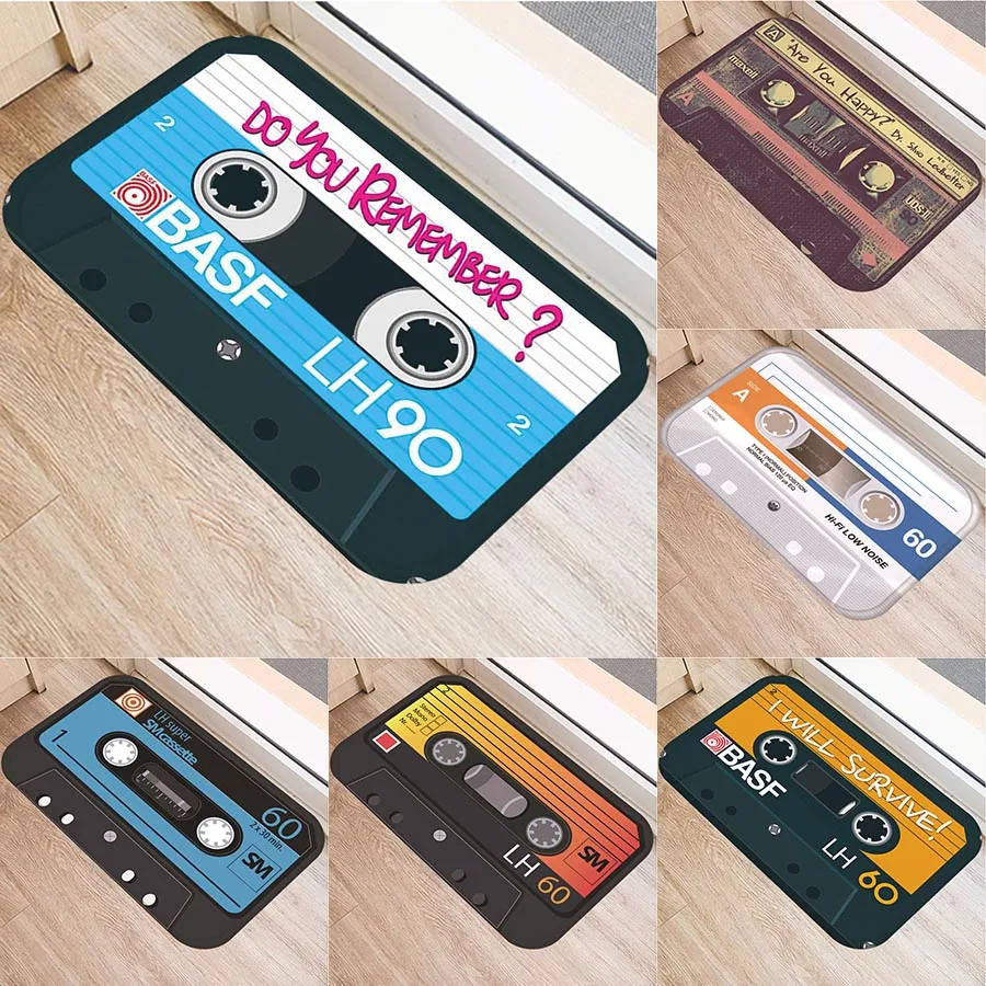 Anti-Slip Doormat Floor-Mats Music-Tape Bath Kitchen Home Entrance Kids 40--60cm Bedroon