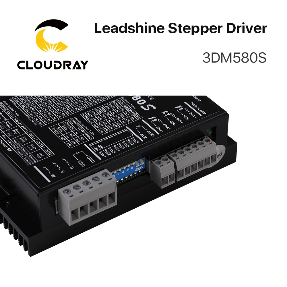 Leadshine 3DM580S 3 Phase Stepper Driver for Nema 23 Nema 34 57/86 Stepping Motor CNC Engraving Machine for stepper motor driver