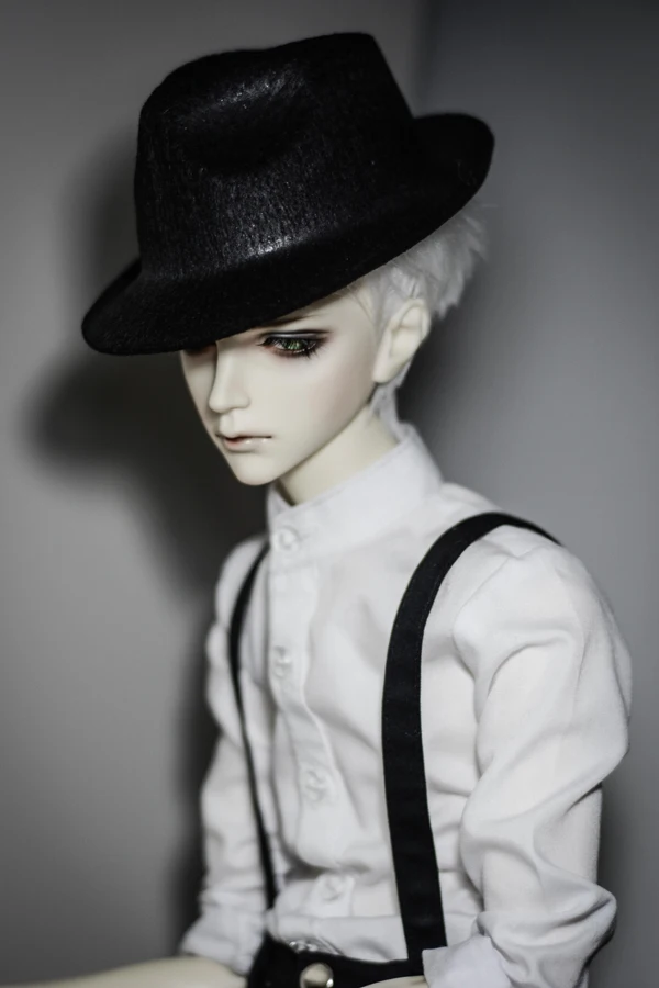 Одежда для куклы BJD белый джентльмен стоячий воротник Модная рубашка 1/4 1/3 SD MSD SSDF