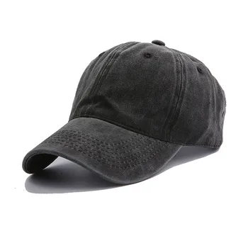 

2020 new hat female Korean washed cotton distressed sun hat