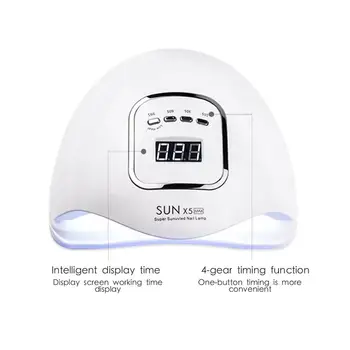 

Nail Art 120W Phototherapy Machine Induction Lamp Dryer Nail Polish Glue Quick-Drying Machine Led Lamp Manicure Tool