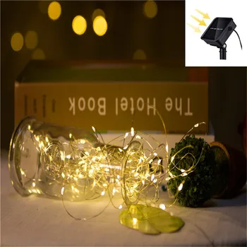 

7M/12M/17M/22M/32M/42M/52M LED Outdoor Solar LED String Light Fairy Holiday Christmas Party Garland Solar Garden Waterproof Lamp