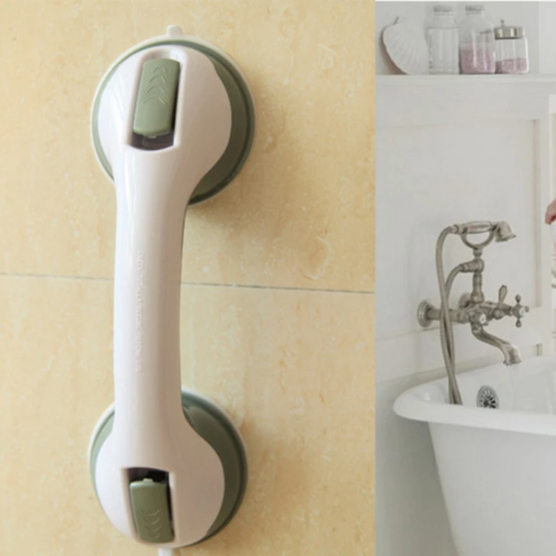 

Safety Helping Handle Anti Slip Support Toilet Bathroom Tile, Glass, Metal Safe Grab Bar Handle Vacuum Sucker Suction Cup