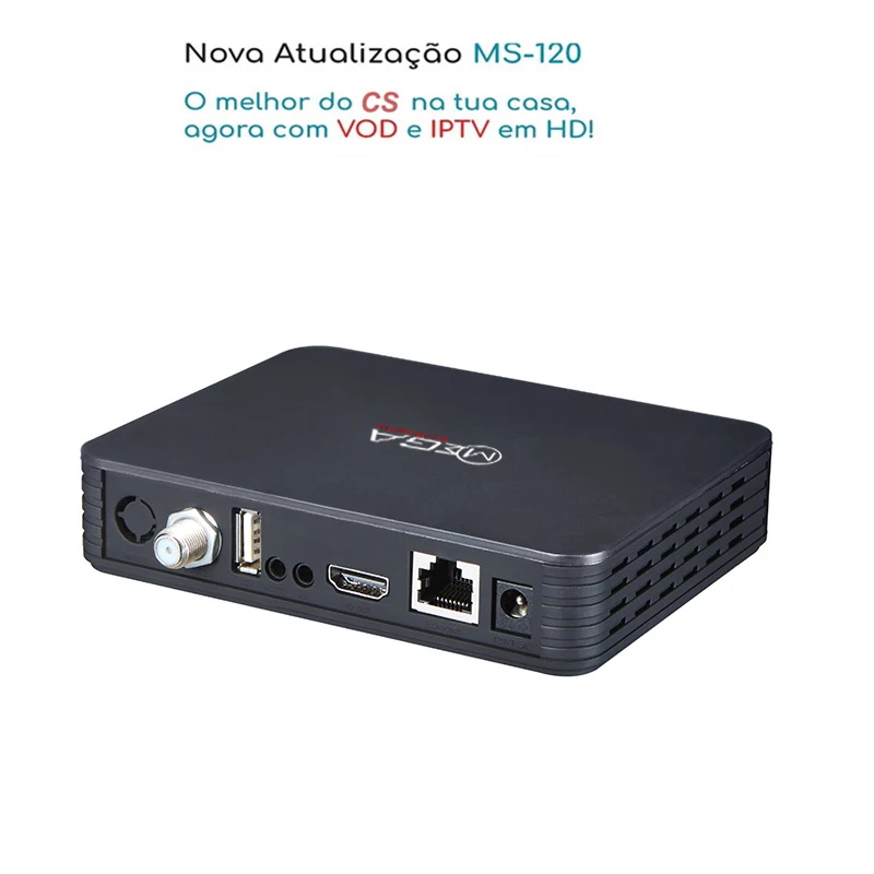 

Brand MS120 H.265 Satellite Receiver Build In Newcam Iptv Movies Free Support Cccam RJ45 For Brazil