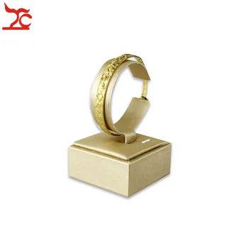 

Adjustable Bracelet Jewelry Organizer C Collar Holder Wooden Watch Bangle Jade Gold Jewelry Display Storage Exhibition Stand