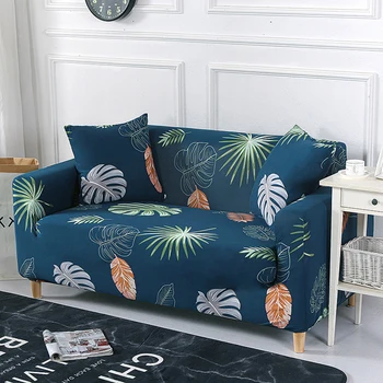 

Universal Sofa Cover Elastic Cover Stretch All-inclusive Non-slip Sofa Cover Printed Sofa Towel Tight Cushion With Pillowcase#CW