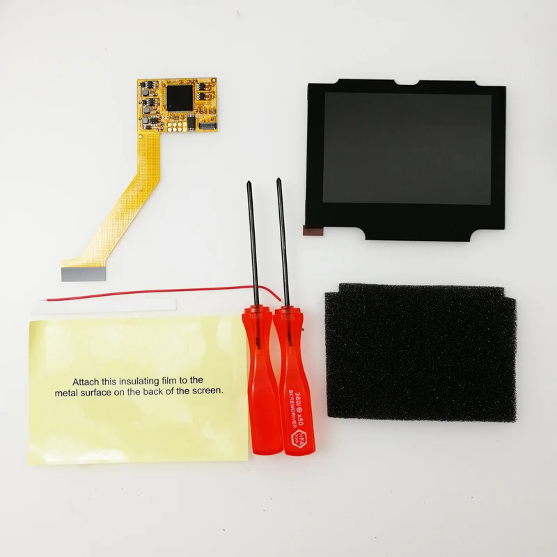 Carcaça e Tela de Gameboy Tela de Lcd Transparente sem Necessidade de Corte para Gba Advance Gba sp - Image 5