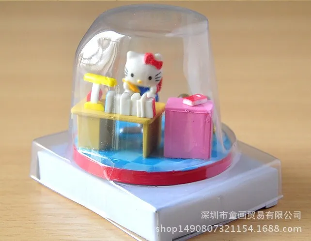 Аниме периферийная hello kitty новая KT сцена 5-KT кошка кукла Фигурка кукла игрушка Гараж Комплект украшение модель