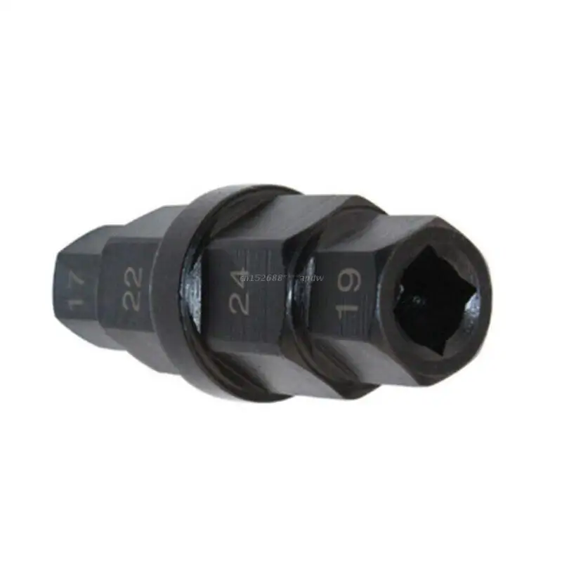 1PC Motorcycle Front Wheel Spindle Removal Sleeve 17 19 22 24mm Hub Axle Hex Allen Spindle Driver Tire Wrench Disassembly