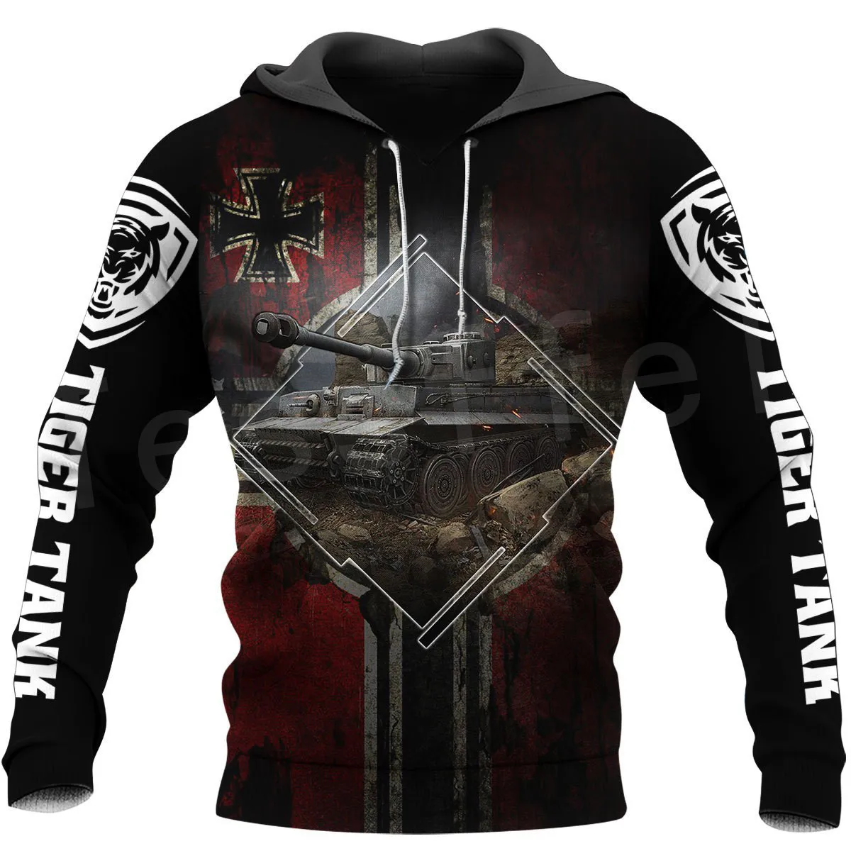 Tessffel Hot Games World of Tanks Tiger Tanks Funny NewFashion Tracksuit 3DPrint Zipper/Hoodies/Sweatshirts/Jacket/Men/Women A-8