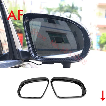 

ABS Chrome/Carbon Fiber For Mercedes Benz GLB GLC 2019 2020 Accessories Auto Rearview Mirror Rain Eyebrow Cover Trim Car Styling