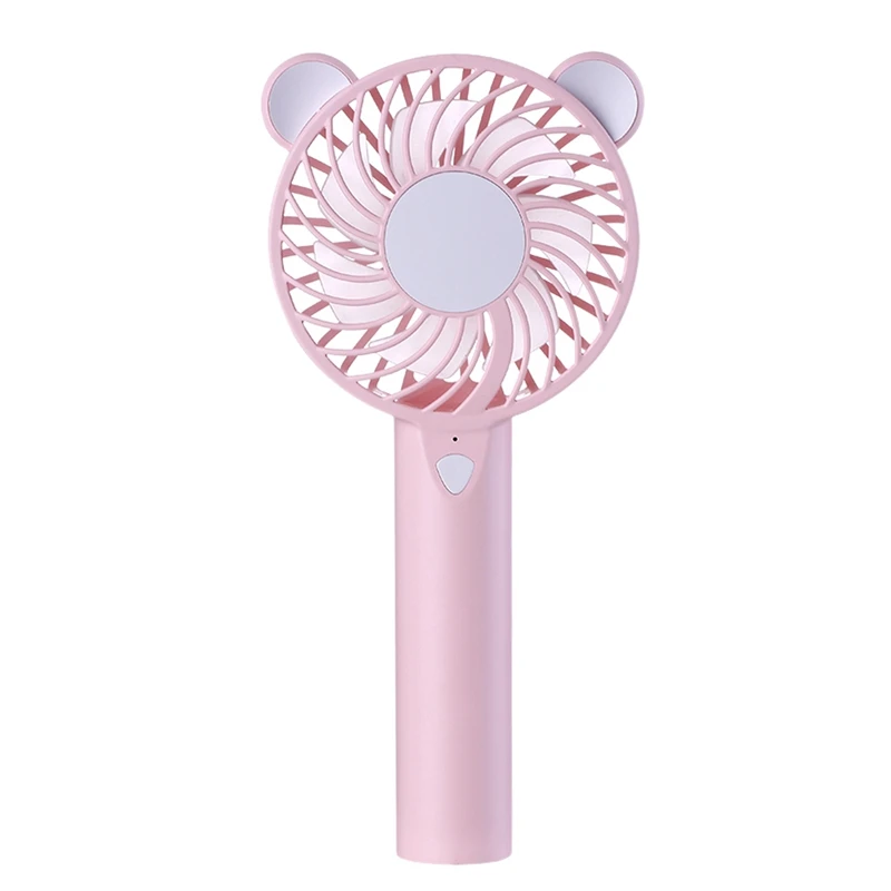 

Usb Mini Portable Fans,Mini Handheld Fan With Led Hollywood Style Led Vanity Lights,Rechargeable Electric Fan,Portable Persona