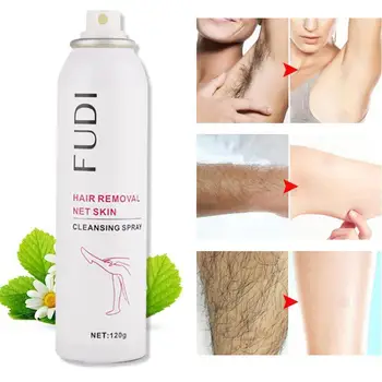 

120g Super Natural Painless Hair Removal Spray Depilatory Soft Cream Hair Skin Removal No Cream Pain D7V3