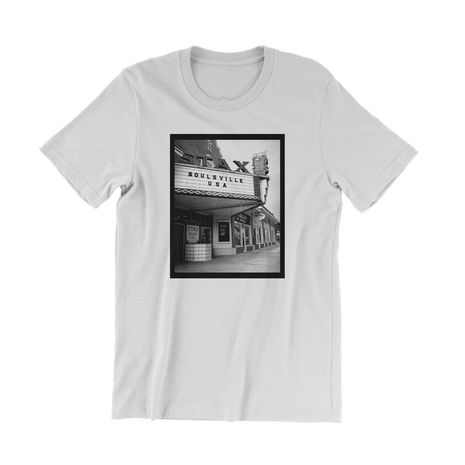 Stax Records Soulsville USA T-Shirt Record Label Vinyl Otis Redding Isaac  Hayes