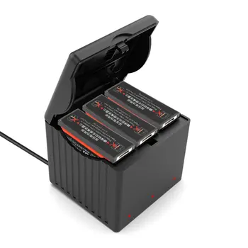 

Sports Camera Lithium Battery Charger Multi-Function Sports Camera Battery Charger Portable Charging Storage Box