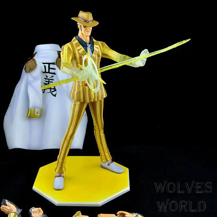 

One Piece/One Piece Navy Three Generals Dayuan Will Pop Yellow Ape Wave Rusa Lino Boxed Garage Kit