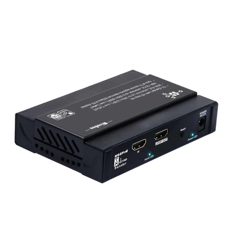 1080P HDMI PoE 1TX to multi RX Extender over IP/TCP Single Network by RJ45 cat5 cat5e cat6 HDMI Extender Transmitter to Receiver