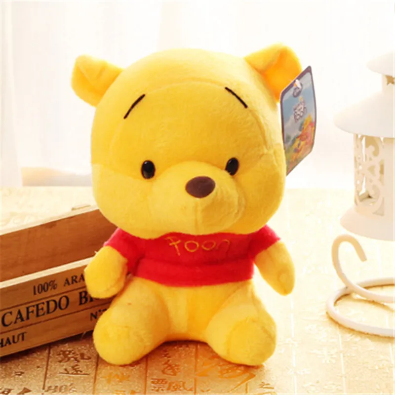Disney Plush Animal 10-20cm Mickey Mouse Minnie Winnie the Pooh Doll Lilo and Piglet Birthday Gift Boy Girl Toy Free Shipping