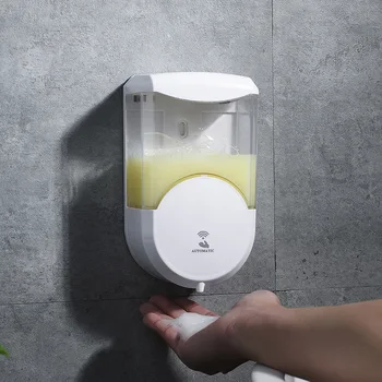

New Automatic Soap Dispenser Touchless Wall Mounted Motion Sensor Smart Soap Dispenser for Restaurants Home Public 600ml SMD66