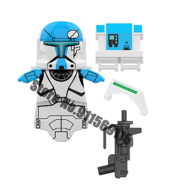 Disney Republic Commando 501st Clone Building Blocks Trooper Force 99 Hunter Crosshair Wrecker Echo Cody Rex Star Brick Figure D-XP372