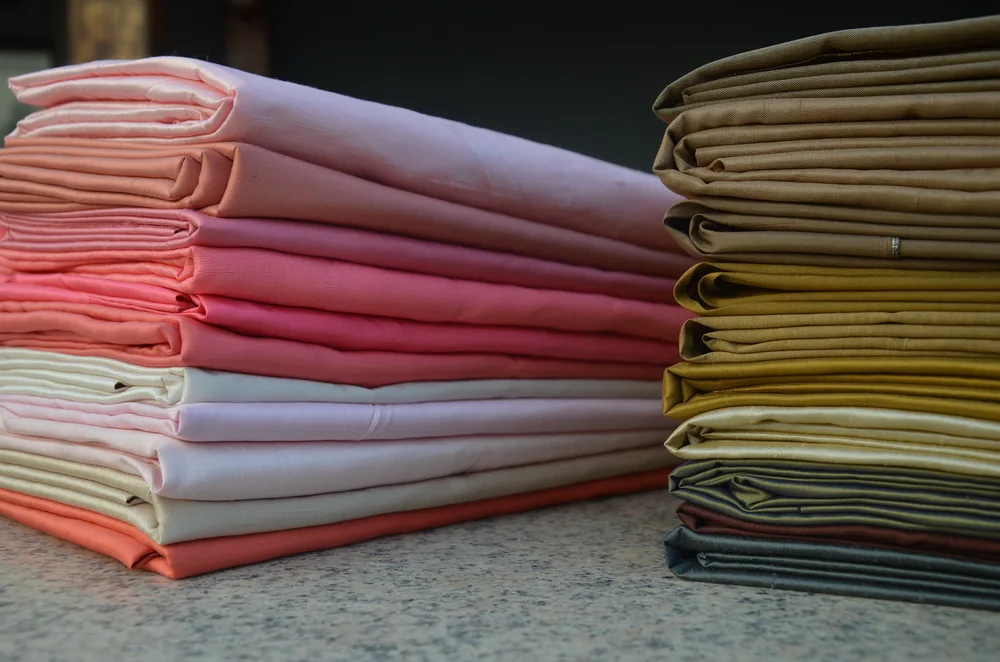 Sewing Fabric Color-changing silk double palace fabric mulberry cloth straight skeleton raw silk