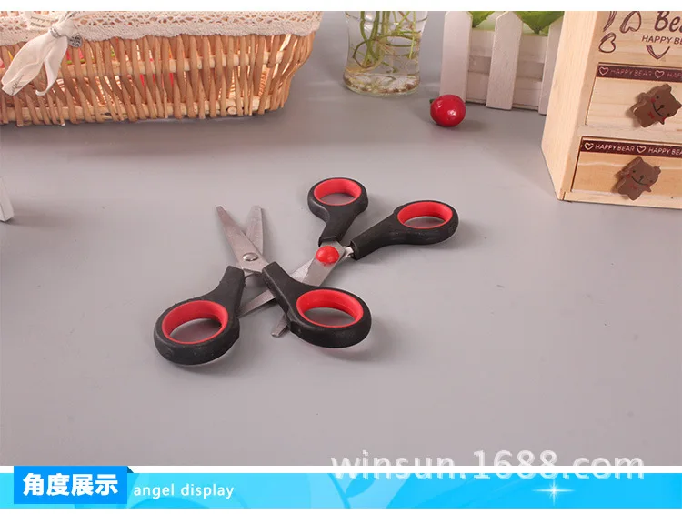 B21 Household Paper Cutting Art Scissors xue sheng jian One Yuan Stall Supply of Goods Commodity Two Yuan Shop Small Articles