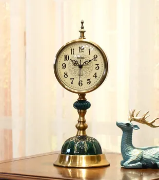 

Creative Retro-seat Clock Pendulum Desktop Household Desktop Clock Setting clock Living Room Clock Atmospheric Pendulum clock