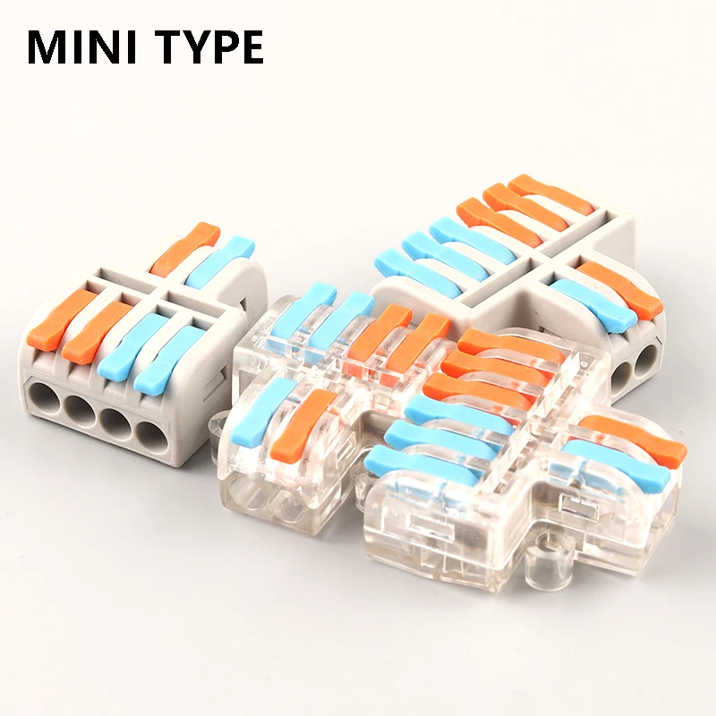 Mini TYPE SPL 42/62 Quick Wire Connector Universal Compact Wiring Cable Push-in Conductor Small Terminal Block Connectors PCT afbeelding