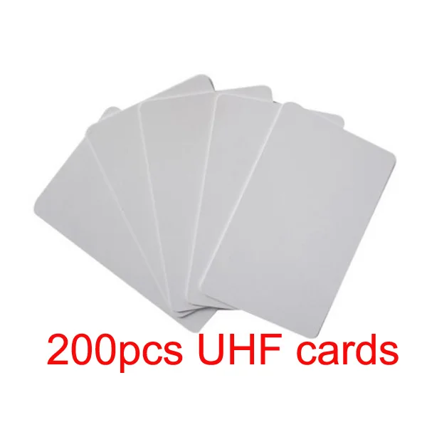 860-960 МГц чтение UHF карты дальнего радиуса действия UHF RFID карты для UHF RFID считыватель карт 1-15 м Дальний диапазон управления кард-ридер s - Цвет: 200pcs UHF cards
