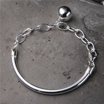 

Starfield S925 Sterling Silver With Pearl Bracelet Women's Simple Version Of Unique Light Wrist Chain