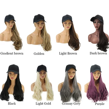 

Explosion style hair and hat one-piece baseball hat outdoor leisure sun hat summer peak cap women