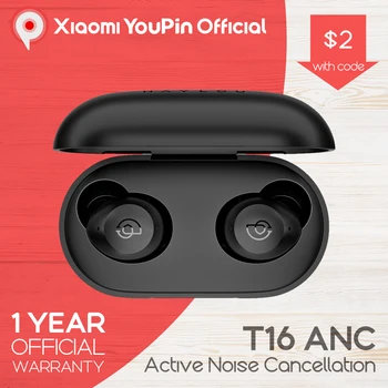 

Haylou T16 Earphones ANC Earphones TWS Active Noise Canceling Wireless Bluetooth 5.0 Noise Cancellation from Xiaomi YouPin