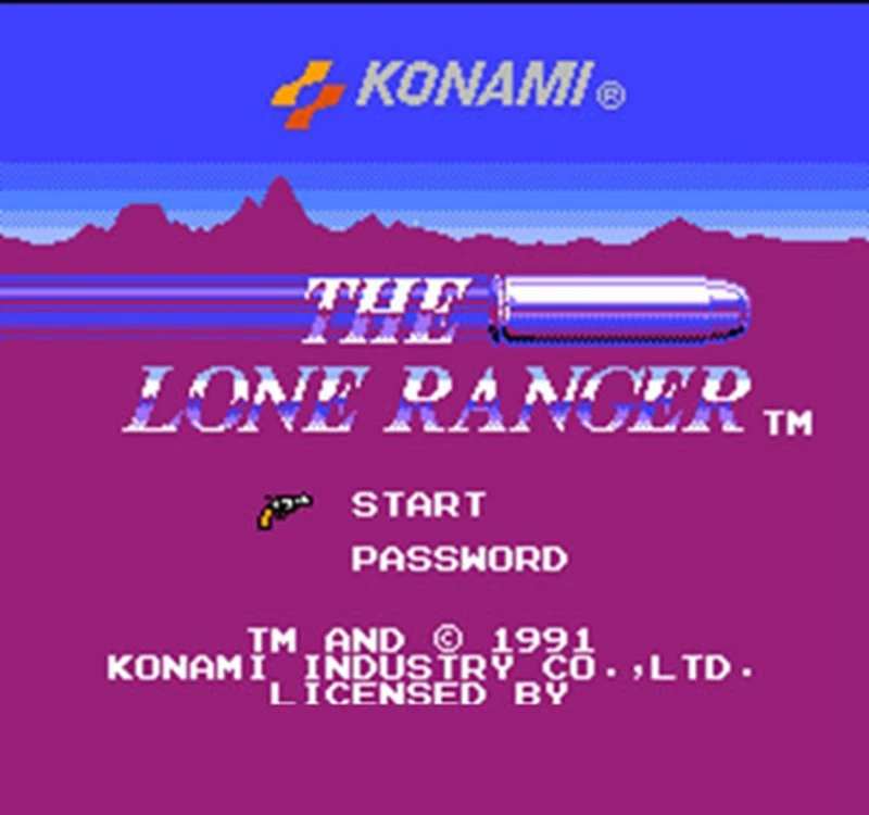 Игровой картридж Lone Rancer 60 Pins английская версия для игровой консоли 8 Bit 60pin