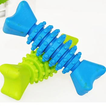 

Training Pet Dog Toys Small Rubber Balls Chew Toy Interesting Supplies Dog Bone Interactive Brinquedo Pet Products Cani DD70WJ