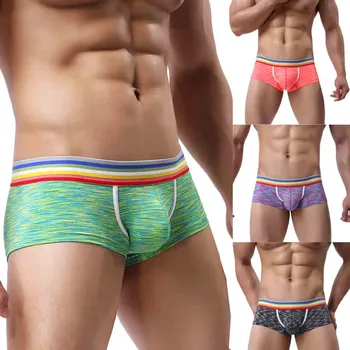 

Sexy mens Cotton underwear boxers 2020 Comfortable Underwear shorts men boxers underpants Soft ropa interior hombre