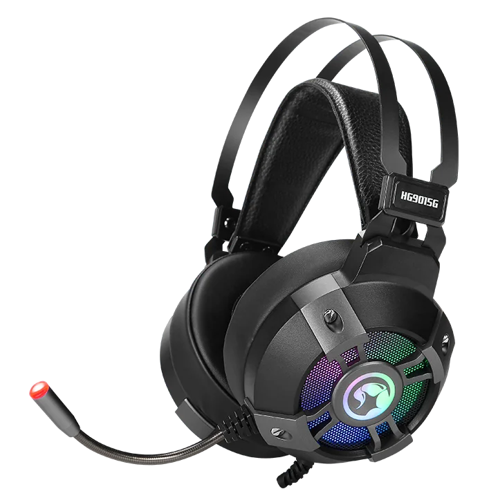 MARVO HG9015G 7.1 Surround Computer Gaming Headset Stereo Soft Cushioned, Synthetic Leather Ear Cups Headphone|Earphones & Headphones| - AliExpress