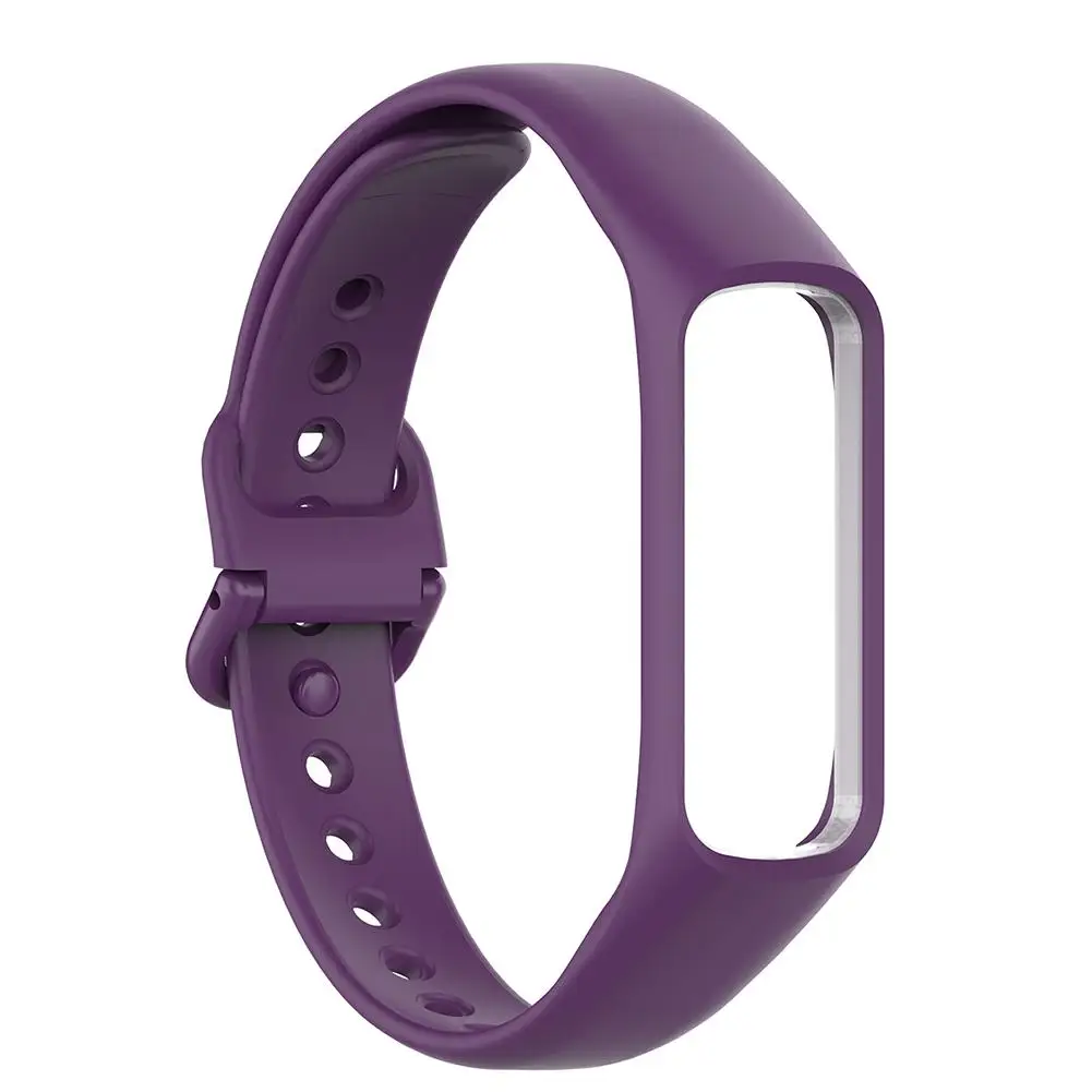 Силиконовый ремешок для часов Ремешок для samsung Galaxy Fit-e R375 умный браслет стиль Ремешки для наручных часов аксессуары - Цвет: Purple