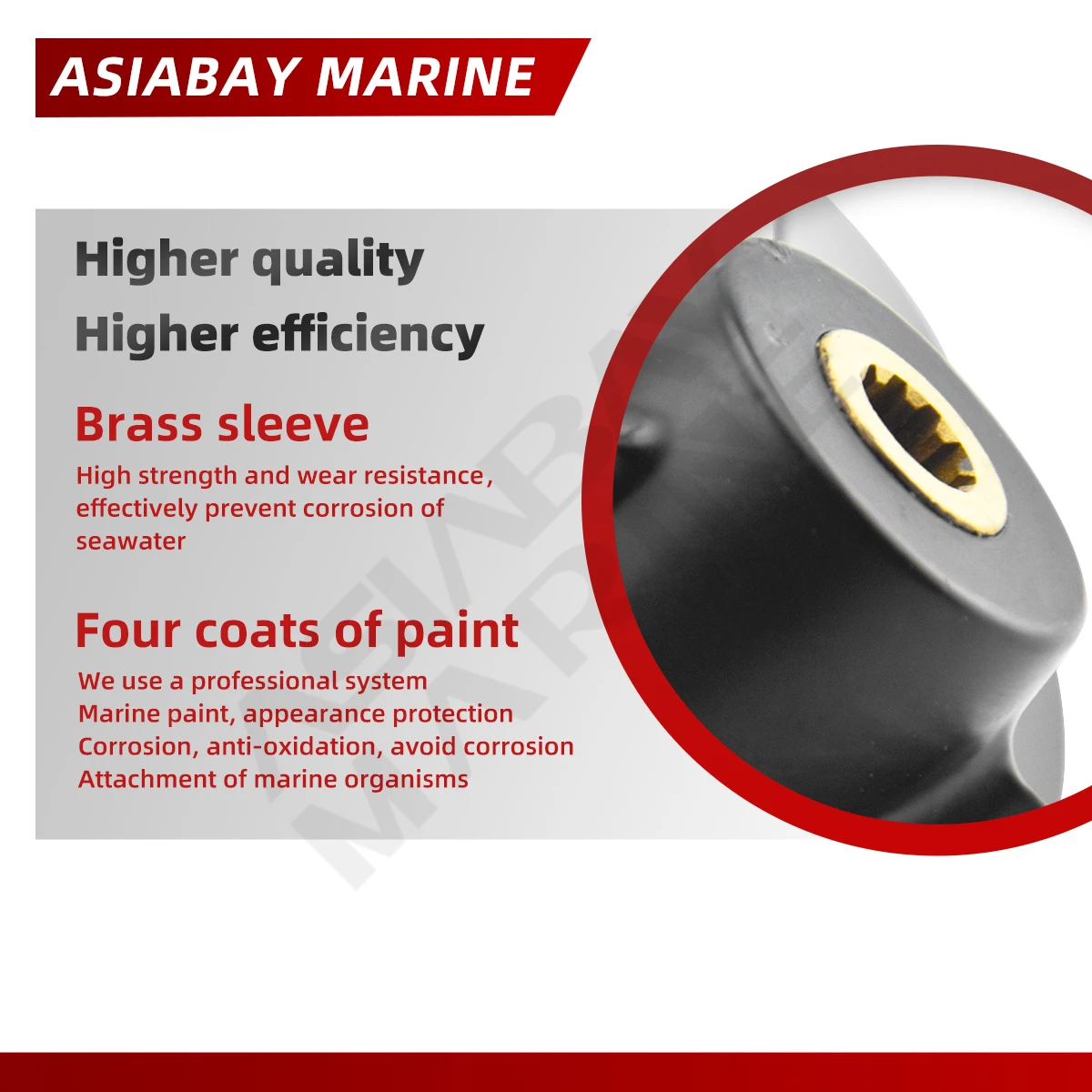 Outboard Propeller For Suzuki 4Hp 6Hp 7 1/2*7 Boat Motor Aluminum Alloy Screw 3 Blade 10 Spline Tooth Ship Marine Engine Parts marine propeller