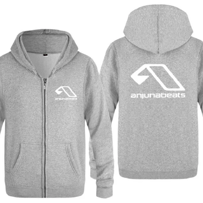 gray hoodie 17 Британский ночной клуб MC Above& Beyond Anjunabeats толстовки для мужчин хип-хоп Скейт куртка на молнии пальто для мужчин женщин уличная Толстовка - Цвет: gray hoodie 17