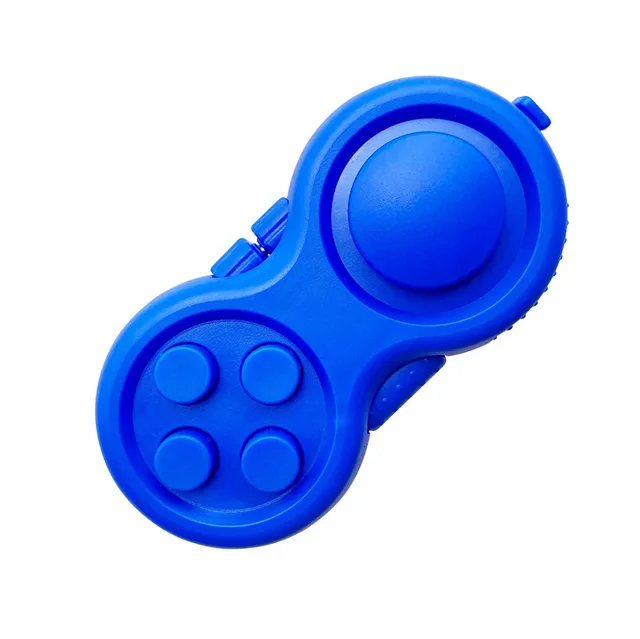 Fidget Toy Rainbow Handle Fidget Toy Classic Controller Game Pad Fidget Focus Toy ADHD Anxiety and Stress Relief 09