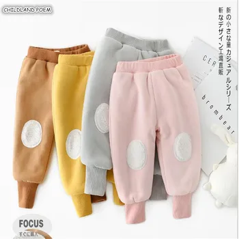 

Baby Pants Winter Kids Trousers Boy Velvet Thick Warm Toddler Baby Boys Pants Casual Children Baby Girl Pants Trousers