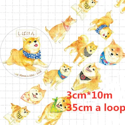 С милыми животными Косплей Shiba Лисья Секретная служба (Inu лента для декорации washi