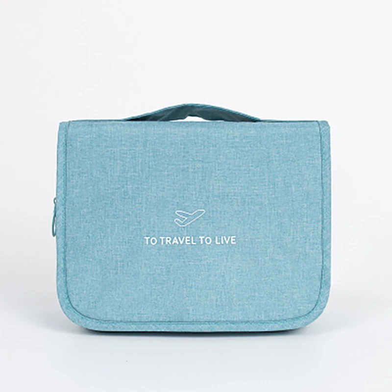 Hanging Travel Storage Zip Bag Cosmetic Luggage Organizer Makeup Bag Waterproof Toiletry Bags Women Men Travel Accessories Pouch