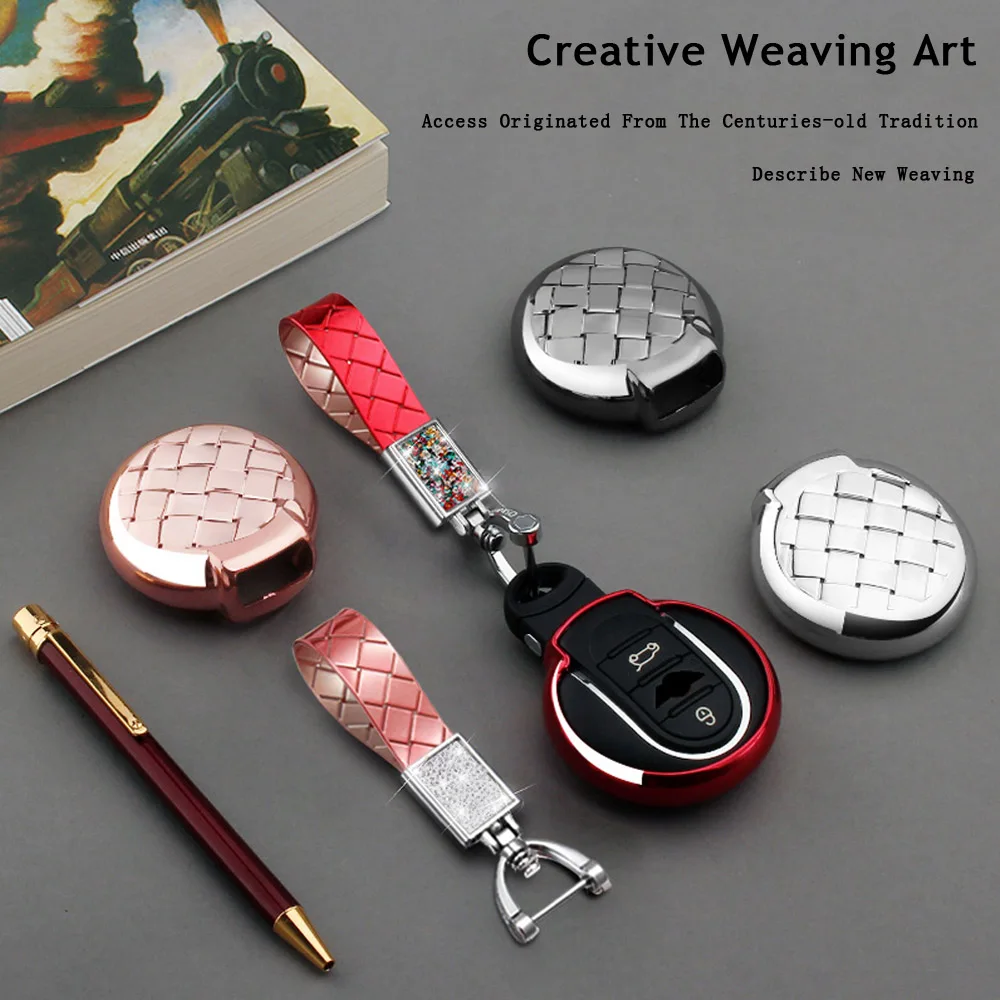 

Soft TPU Car Key Case Cover Holder Shell For BMW MINI Cooper Reduce Damage JCW One Union Fun R58 R59 Key Chain Accessory Keyfob