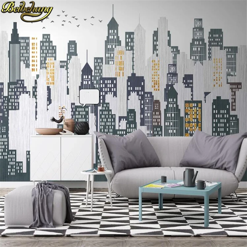 

beibehang custom New York large mural TV background wall paper for living room bedroom papel de parede 3d wallpaper for walls