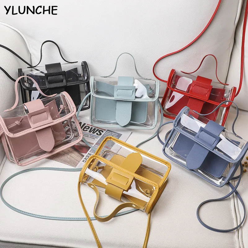2020 крутая ПВХ сумка через плечо для мобильного телефона Милая дамская весна лето
